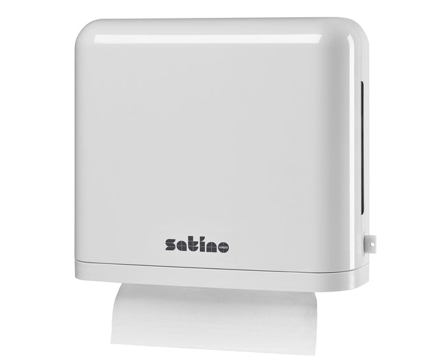 Satino par wepa - Dispensateur de serviette Satino PT2 Small White 331030 | 1 pièce