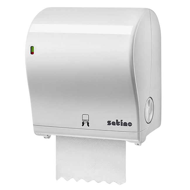Satino by WEPA - Towel roll dispenser Satino PT1 manual medium white 331520