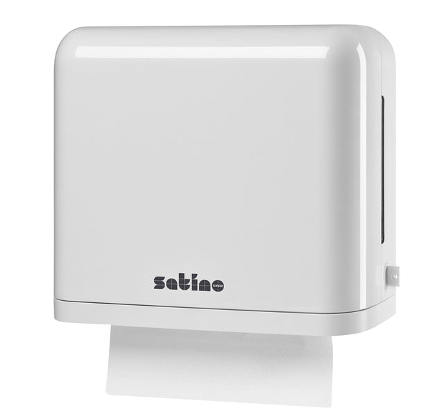 Satino par wepa - Dispensateur de serviette Satino PT3 Small White 331020 | 1 pièce