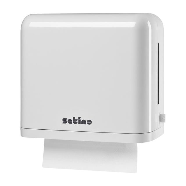 Satino par wepa - Dispensateur de serviette Satino PT3 Small White 331020 | 1 pièce