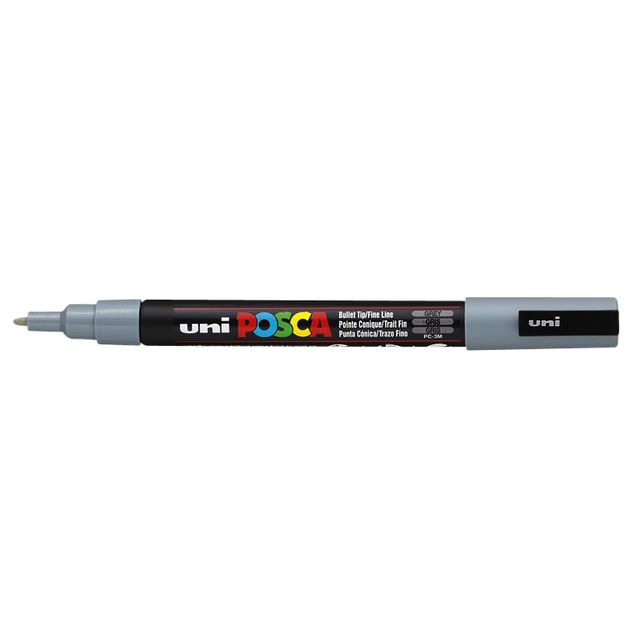 Posca -  Paintmarker uni  pc3m f grijs | 6 stuks
