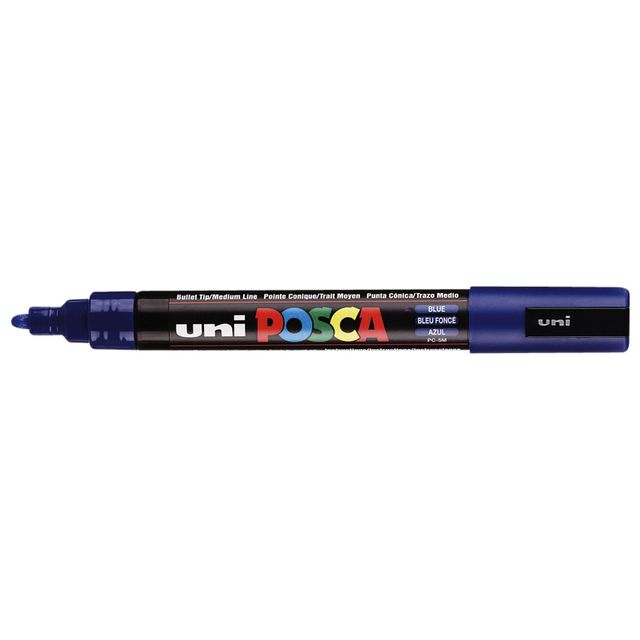 Posca -  Paintmarker Uni  PC5M medium donkerblauw