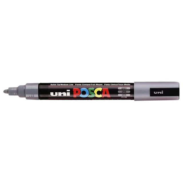 Posca - Verfstift PC5M M grijs | 6 stuks