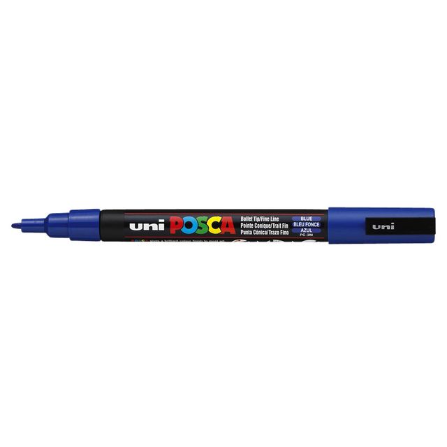 Posca -  Paintmarker uni  pc3m f donkerblauw | 6 stuks