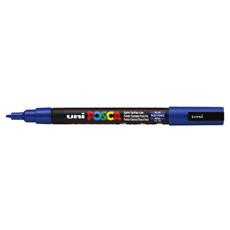 Posca - Paintmarker Uni PCfine blu scuro | 6 pezzi