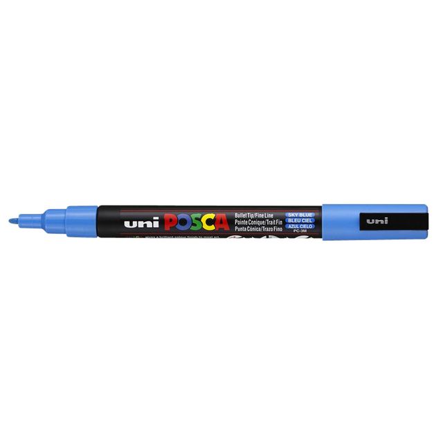 Posca -  Paintmarker uni  pc3m f hemelsblauw | 6 stuks