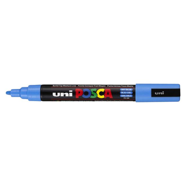 Posca - Verfstift PC5M M hemelsblauw | 6 stuks