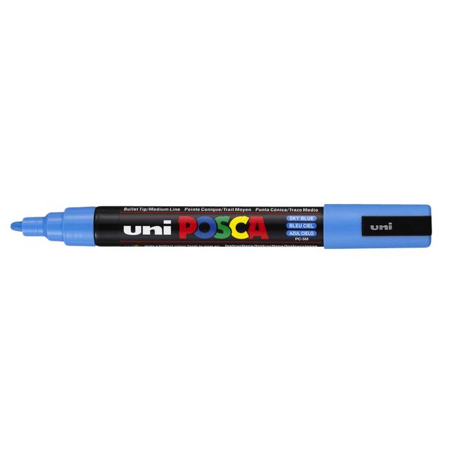 Posca - Marqueur Uni PC5M bleu ciel moyen
