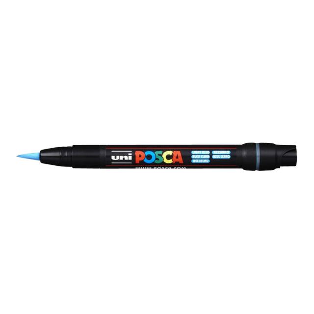 Posca - Brushverfstift PCF350 lichtblauw | 5 stuks