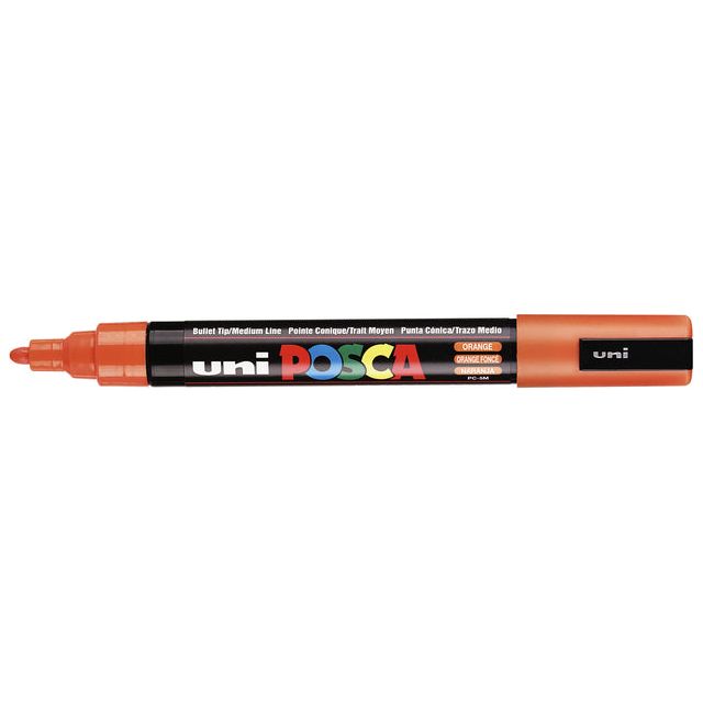 Posca - Verfstift PC5M M donkeroranje | 6 stuks