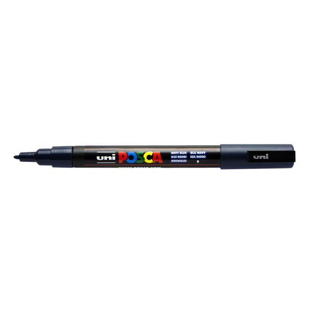 Posca - Paintmarker Uni PCfine azul marino | 6 piezas