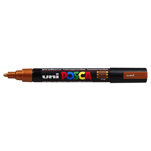 POSCA - POSCA PC5M M BRONZE | 1 pièce | 12 pièces