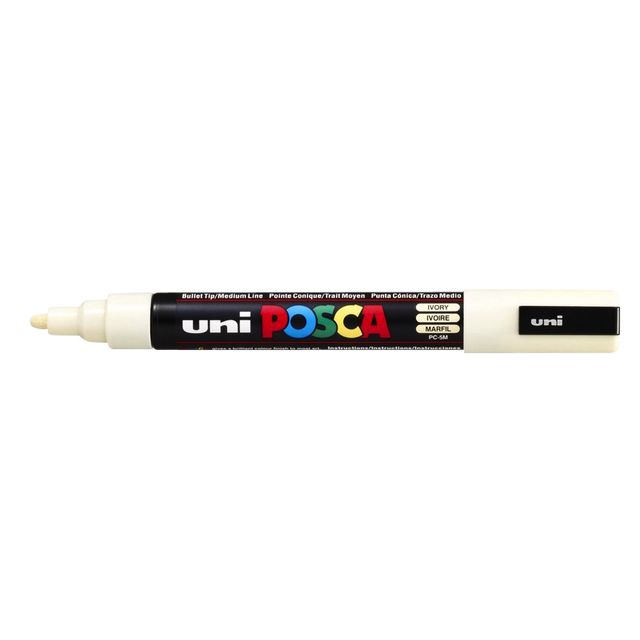 Posca - Marqueur Uni PC5M moyen ivoire | 6 pièces