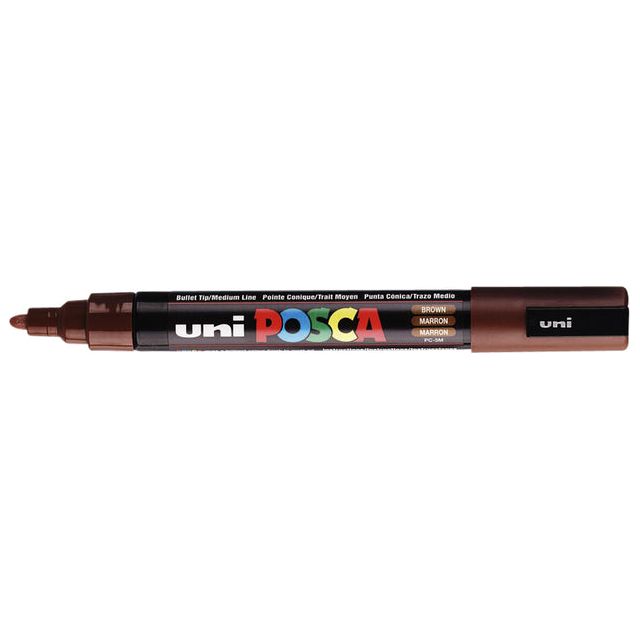 Posca - Verfstift PC5M M bruin | 6 stuks