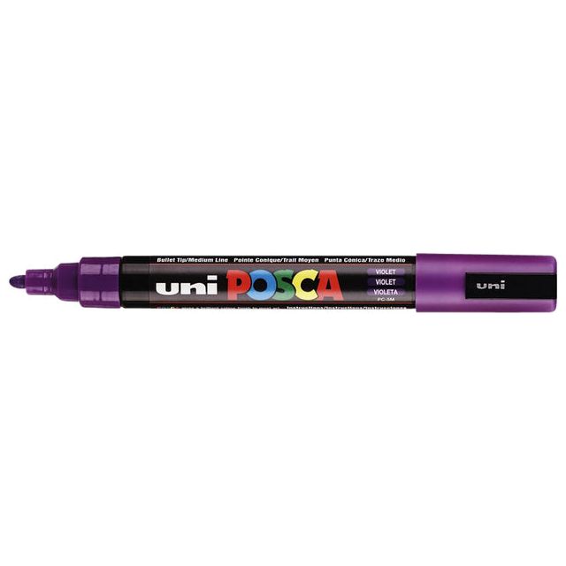 POSCA - POSCA PC5M M Purple Purple | 1 Stück | 6 Stück