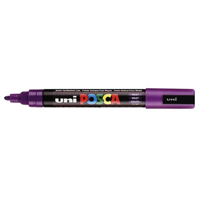 Posca -  Paintmarker uni  pc5m m paars | 6 stuks