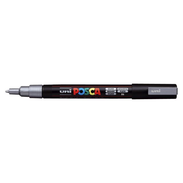 Posca - Verfstift PCF zilver | 6 stuks