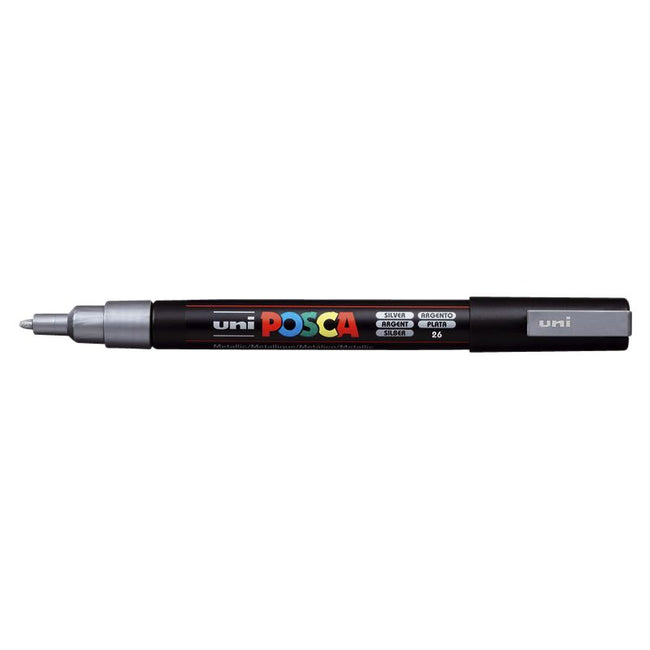 Posca - Marcador Uni PCfine plata | 12 piezas