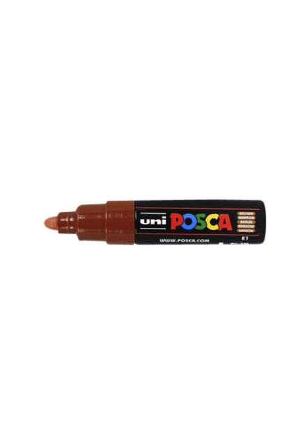 POSCA - POSCA PC7M B Brown | 1 Stück | 6 Stück