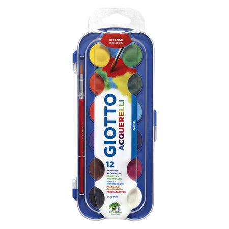 Giotto - Aquarell Acquerelli-Set mit 12 Farben