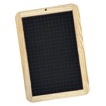 Giotto - Chalkboard wooden frame 180x260mm checked black