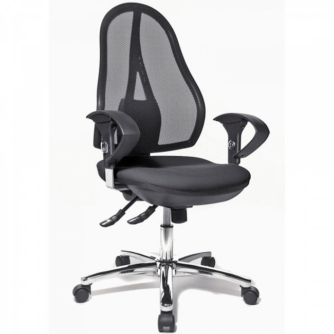 Topstar - Chaise de bureau Top open point sy deluxe noir