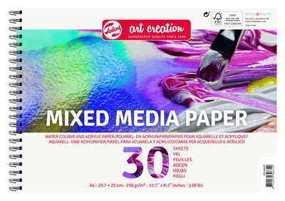 Talens Art Creation -  Papier art creation mixed media a4 wit