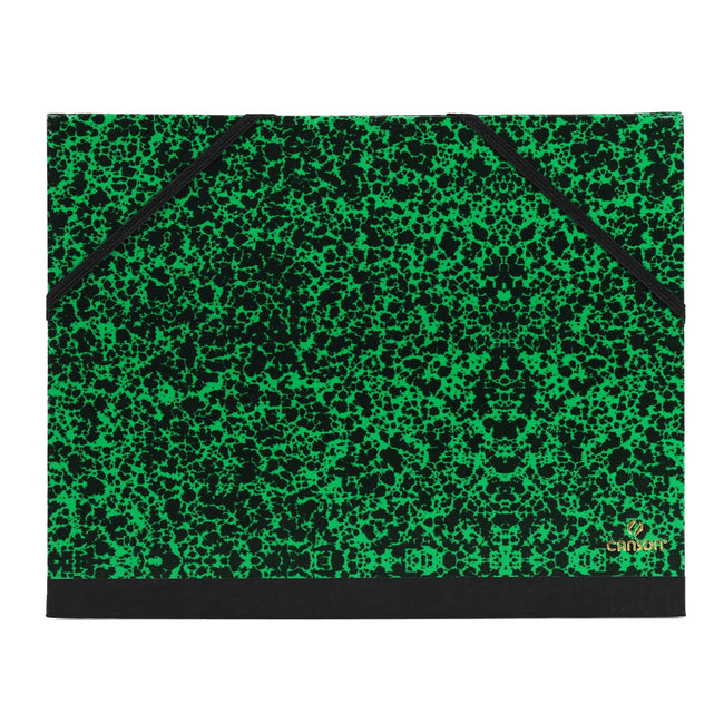 Canson - Carpeta de dibujo Studio Annonay cierre elástico 370x520mm verde