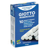 Giotto -  Schoolbordkrijt  10 stuks wit
