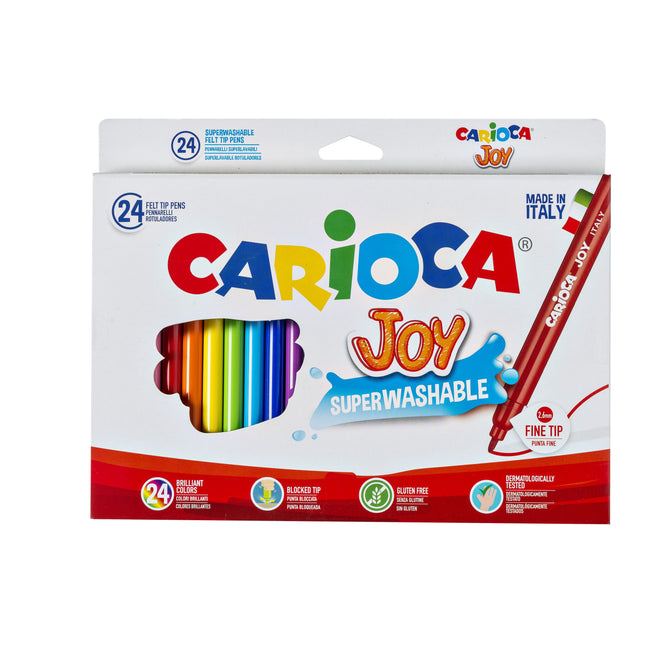 Carioca - Rotulador Joy surtido set de 24 piezas