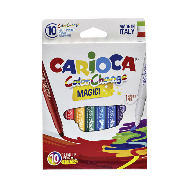 Carioca - Pennarelli Magic set 10 pezzi assortiti | 24 pezzi