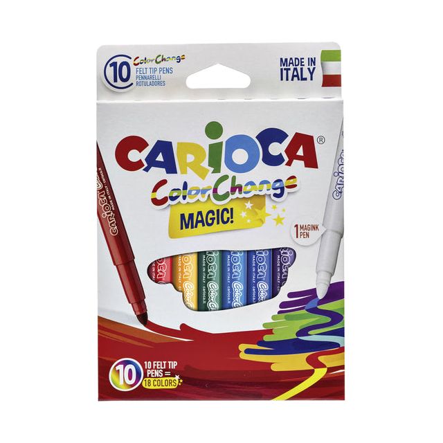 Cararioca - Filz -Stift Cararioka Magic Ass | Setzen Sie ein 10 -Stück | 24 Stücke