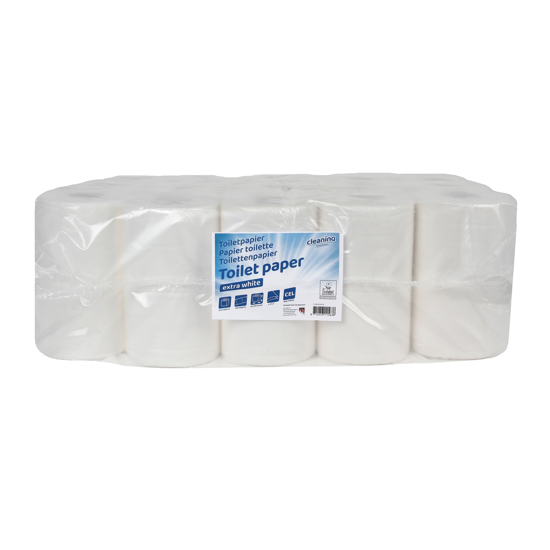 Cleaninq -  Toiletpapier  t4 40x400 vel wit