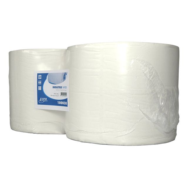 Produits Euro - Papier de nettoyage Produits Euro M1 -V1 2L blanc 100038 | Prenez un rouleau de 2