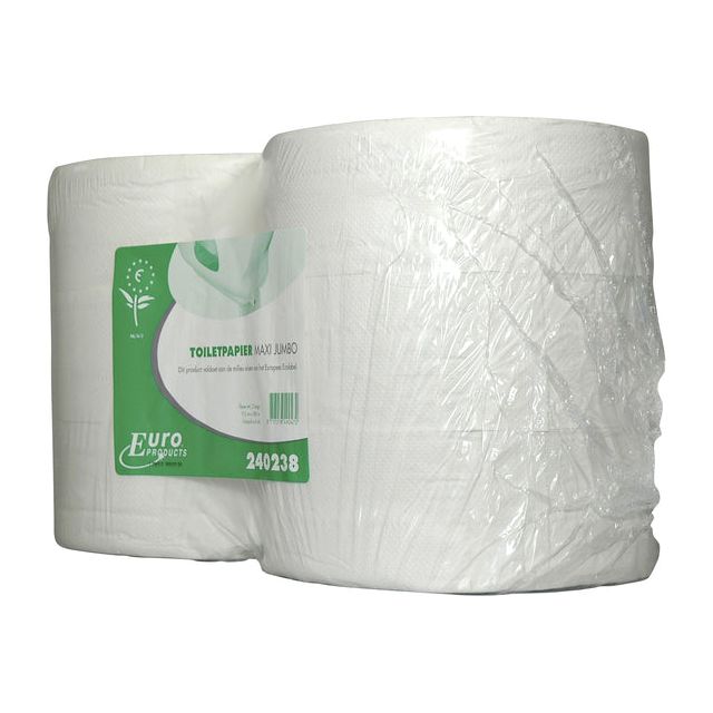 Produits Euro - Papier de toilette Produits Euro P4 2L blanc 240238 | Paquet de 6 rouleaux