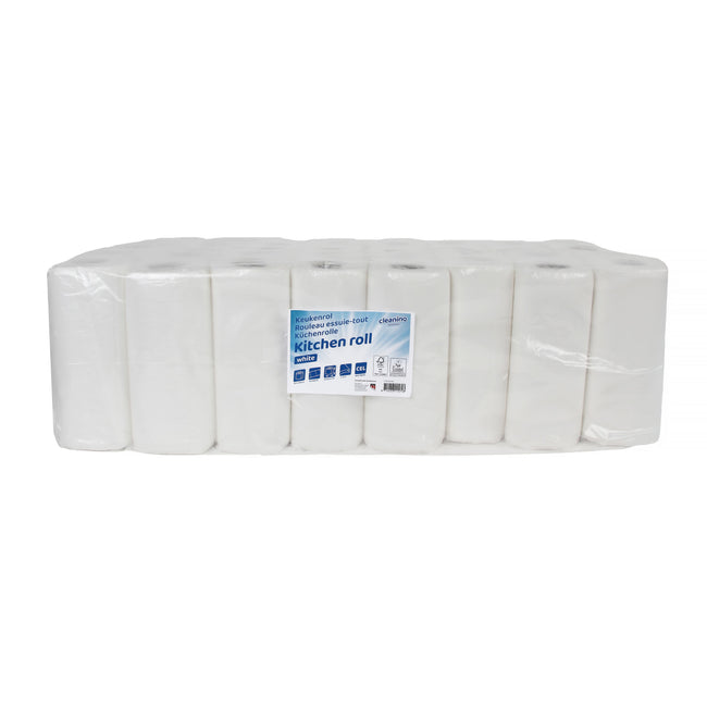Cleaninq - Kitchen roll 2-layer 50 sheets 16x2 roll white