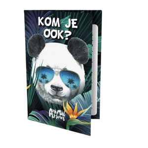 Interstat - Invitations Panda 13,5x9cm | 6 pièces