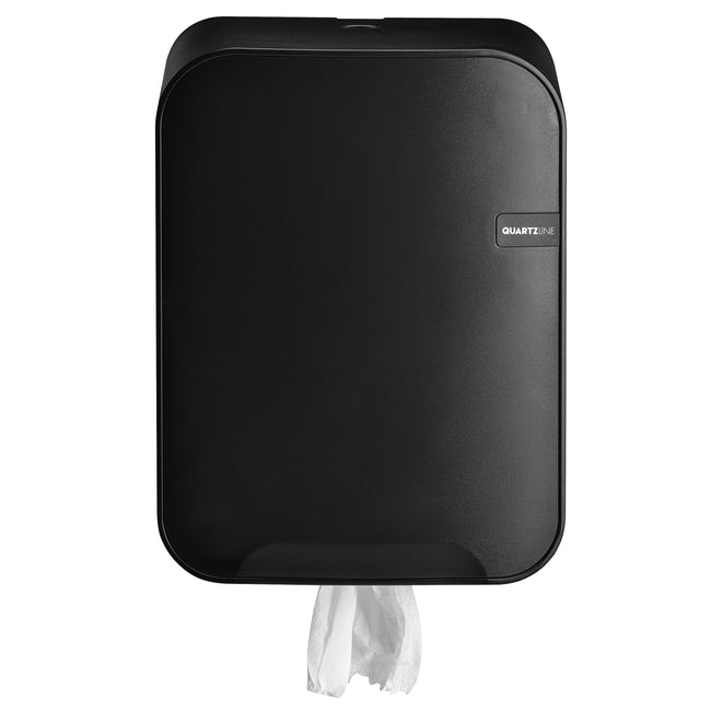 Quartzline -  Poetspapierdispenser  q16 medium zwart