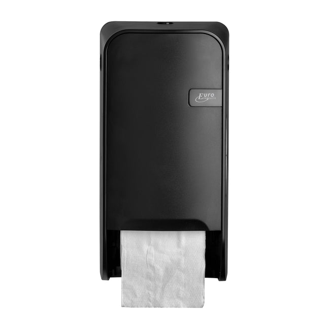 Quartzline - Distributeur de papier toilette Q1 système rouleau duo noir 441051