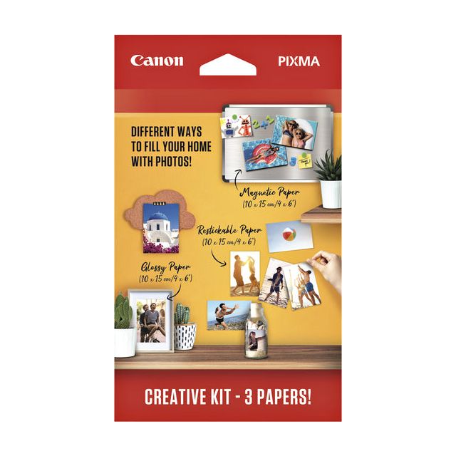 Canon - Papier photo Canon Creative Kit 3 Types | Pack de 60 feuilles