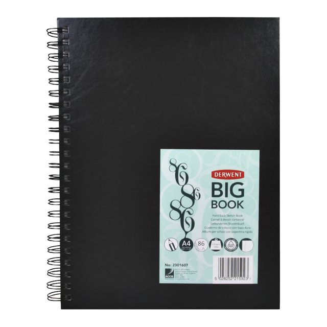 Derwent - Derwent Big Book A4 Hard Cover | 1 Stück