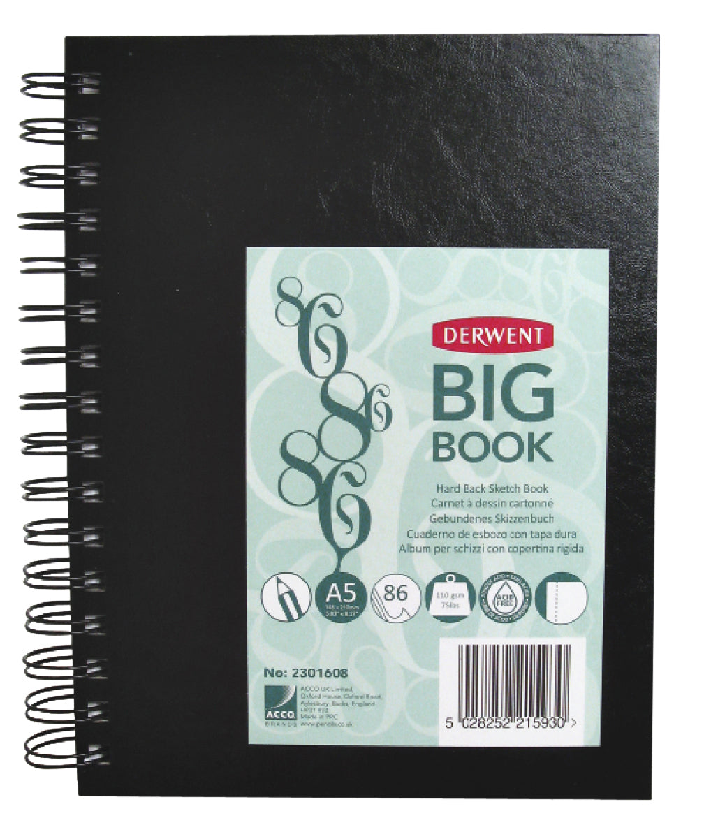 Derwent -  Schetsboek  big book a5 harde kaft