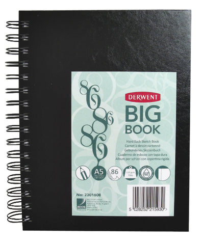 Derwent - Carnet de croquis Big Book A5 couverture rigide