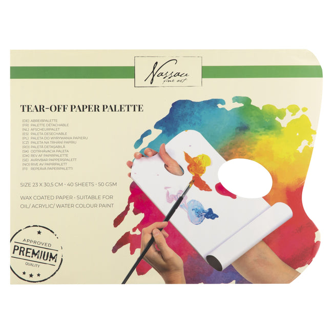 Art Sensations - Palette détachable Nassua fine art 23x30,5cm 40 feuilles | 48 pièces