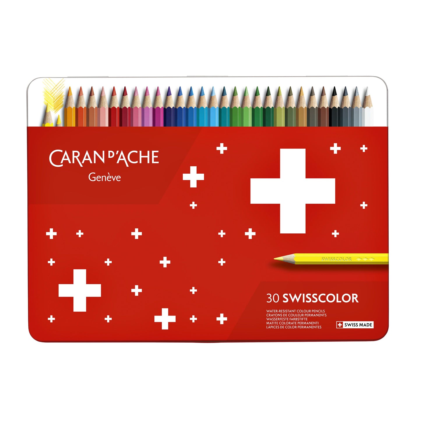 Caran d'ache -  Kleurpotloden caran d ache swisscolor 30 stuks ass