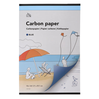 Qbasic -  Carbonpapier a4 21x31cm 10x blauw | 12 stuks