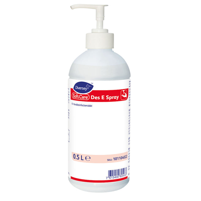 SOf-Soft - Désinfection Middel de l'E 500 ml | Bouteille 500 millilitres | 10 morceaux