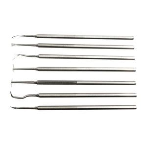 Conda - Set de spatules à modeler en métal 7 pièces
