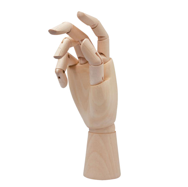 Conda - membres Hand conda femme droite 25 cm Bois naturel | 1 pièce