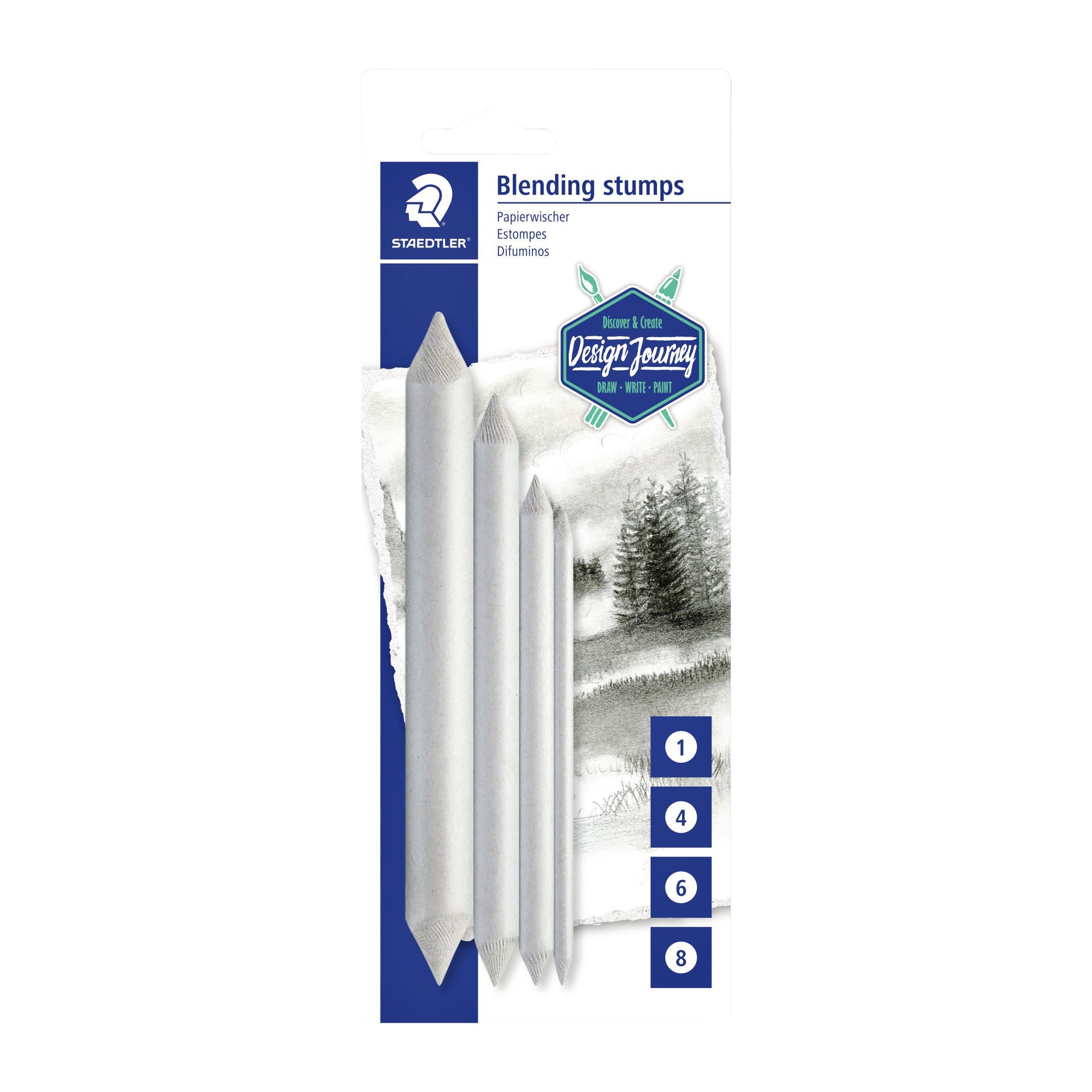 Staedtler - Feather blisters of 4 widths